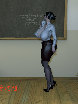 [噜噜鸽]淫荡丝袜教师王静_002