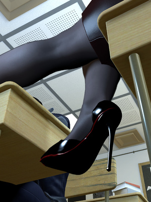 [噜噜鸽]淫荡丝袜教师王静_098