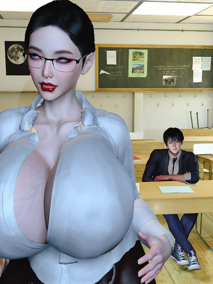 [噜噜鸽]淫荡丝袜教师王静_133