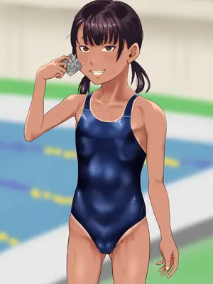 [もふもふしーぷ (藤宮キュート)] 大人のチンポでイキました。競泳女子スズメちゃん_25