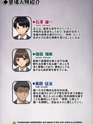 [トランス・トリビューン (綿谷)] 男性失格～女装メス社員に堕ちた彼の幸福な末路～_002