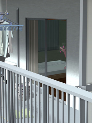 [モンシロ] 伯母に焦がれて17「昼下がりのベランダで、淫モラル交尾」シーズン3_0847