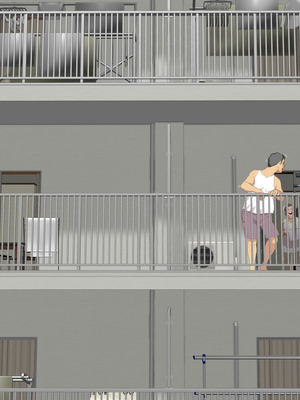 [モンシロ] 伯母に焦がれて17「昼下がりのベランダで、淫モラル交尾」シーズン3_0855