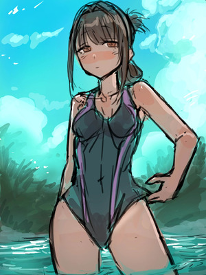 [即丸] 日焼け美少女が誘惑してくるんだが [DL版] [不太会说话汉化]_186