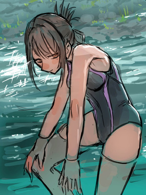 [即丸] 日焼け美少女が誘惑してくるんだが [DL版] [不太会说话汉化]_187