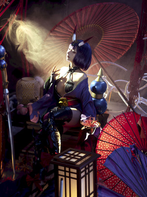 蠢沫沫 - 2025年09月自拍 - 酒吞童子 & 明日香 & 武藏 (？)_03