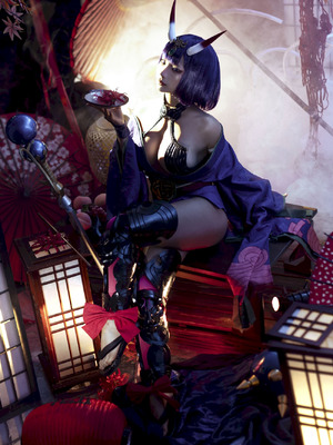 蠢沫沫 - 2025年09月自拍 - 酒吞童子 & 明日香 & 武藏 (？)_15