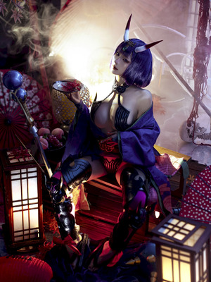 蠢沫沫 - 2025年09月自拍 - 酒吞童子 & 明日香 & 武藏 (？)_17