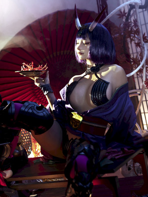 蠢沫沫 - 2025年09月自拍 - 酒吞童子 & 明日香 & 武藏 (？)_20