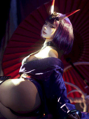 蠢沫沫 - 2025年09月自拍 - 酒吞童子 & 明日香 & 武藏 (？)_36