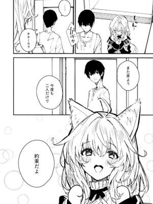 (C103) [ドットエイト (さわやか鮫肌)] けもみみメイドといちゃいちゃする本 4さつ目_44