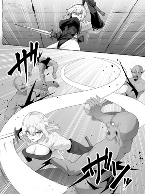 [てるてるがーる (天乃輝)] 迷宮の落下天井を受け止めたら動けなくなって雑魚モンスター共の肉便器にされたんだが_04