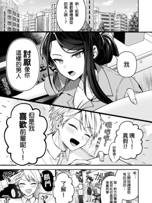 [まろ茶庵 (ゆなまろ)] デカ女上司と元チャラ男の後輩くん ＃1｜高個女上司與前輕浮男後輩 1 [中文] [無修正]_0004
