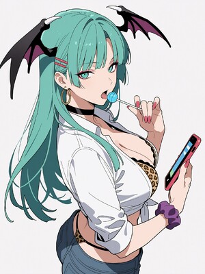 (MohumoAi) Morrigan Aensland_Morrigan_Aensland_1_021