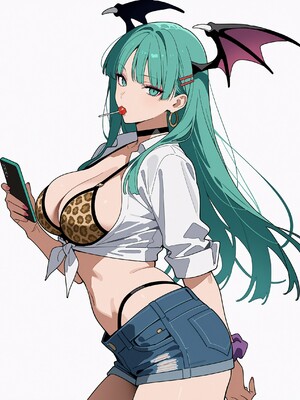 (MohumoAi) Morrigan Aensland_Morrigan_Aensland_1_023
