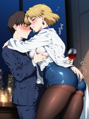 [tapioka] [AI] 酒醉 x Akagi_Ritsuko_00030