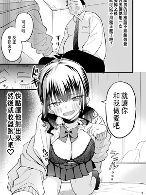 [おゆひげ] 大人を舐め腐っているナマイキ闇のパパ活ギャルは童貞おじさんの絶倫ち○ぽに堕ちる [中国翻訳]_06