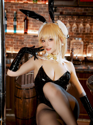 七七娜娜子 - 胜利女神：妮姬 露菲 兔女郎_05