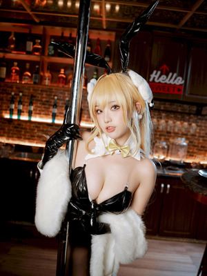 七七娜娜子 - 胜利女神：妮姬 露菲 兔女郎_47