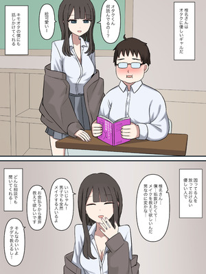 [顔印象零] オタクに優しいギャルに、足で弄ばれる_02