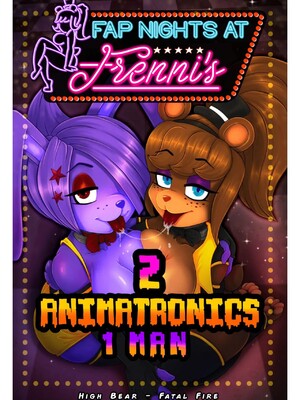 [弗莱迪娱乐汉化] [Fatal Fire Studio] Fap nights at Frennis 5 "2 Animatronics 1 Man" | 两姬日一男_01