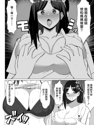 [マスタード帝国 (ゆーろぴあ)]母ちゃんとセックスしないと出られない部屋|不和媽媽做愛就出不去的房間 1~2〜口うるさい母と反抗期の俺|嘮叨的媽媽與叛逆期的我〜[中国翻訳][疏碼]_017