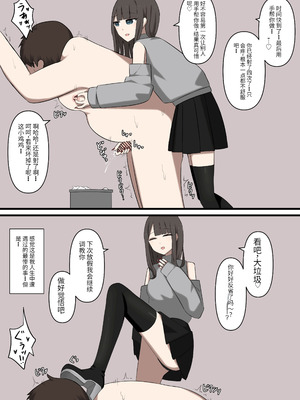 [顔印象零] オタクに優しいギャルに足で弄ばれる [中国翻訳]_25