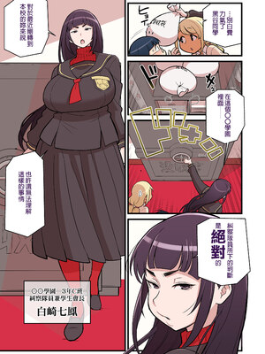 [核座頭市 (核座頭)] 黒ギャルVS風紀委員｜黑肉辣妹VS風紀股長1 [中文] [無修正]_0004