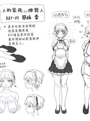 [とく] エロパーツでカスタマイズし続けた結果、軽蔑の眼差しで見てくるようになったメカメイドちゃん (LUOLIMASI翻譯)_9