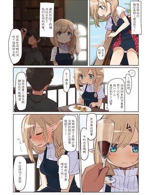 [いーすとはうす (パン☆工場)] エルフと行く街。｜精靈居住的森林-與精靈同行的城鎮 [中文] [要变成拟声词的形状了]_009