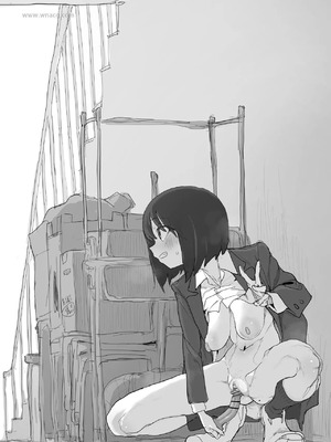 [あっくす] 階段わきで露出オナの練習してたら友達が来てピンチのルナちゃん [中国翻訳]_19