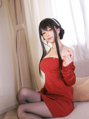 Aqua 水淼 - Yor Forger Red Sweater_02