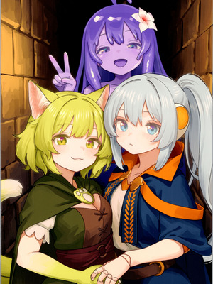 (C106) [みるきんぐだむ (みるきんぐ、ウェルト)] 魔王が倒されたので魔法使いと精霊使い、勇者の師匠を魔物娘に変えちゃいます！_02