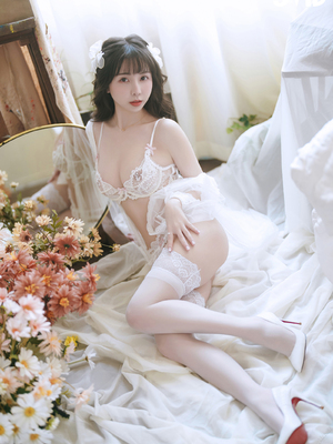 [JVID] 月台尼Tiny - 新尺度登場‼️初嚐禁果解開情慾底線_001 (15)