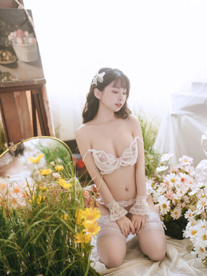 [JVID] 月台尼Tiny - 新尺度登場‼️初嚐禁果解開情慾底線_001 (33)