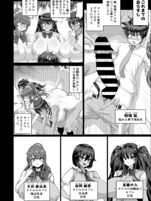 [さいくら・のうしゅ] デカチンになったら巨乳幼馴染とその巨乳友達たちが発情してハーレムになった！！5ギャルとわくわく林姦学校_073