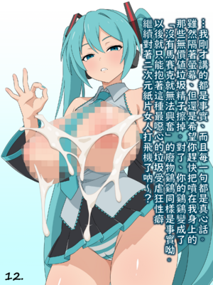 （みぎこうば）初音的受虐狂主人垃圾精子調教管理合集（不知何人漢化）[Chinese]_038：23