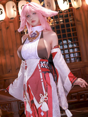 桜满三时 - 原神 八重神子_02