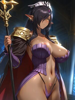 (Flowersbeautiful) 4a27.オリガ・ディスコルディア BBC 黒獣 [AI Generated]