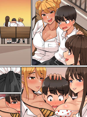 [NCP] 美ギャルトリオはショタチンポがだぁいすきっ!ビッチギャルたちがデカすぎるボクのチンポの生オナホになっちゃった!_31