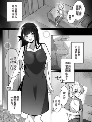 [ガルバリウム鋼板] 隣人の清楚なお姉ちゃんJKは僕を溺愛するドスケベ淫魔でした [甜族星人x我不看本子汉化]_04