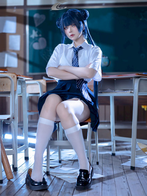 屿鱼 - 妃咲 JK (蔚蓝档案)_07