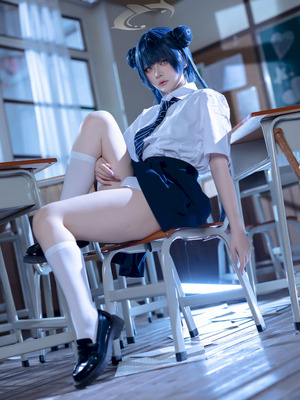 屿鱼 - 妃咲 JK (蔚蓝档案)_10
