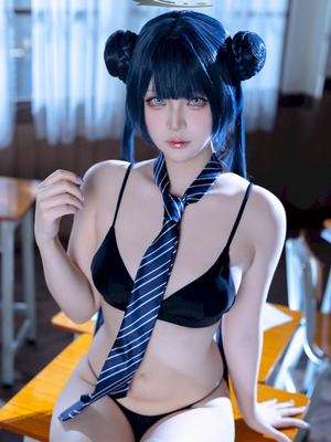 屿鱼 - 妃咲 JK (蔚蓝档案)_34