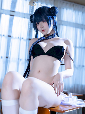 屿鱼 - 妃咲 JK (蔚蓝档案)_36