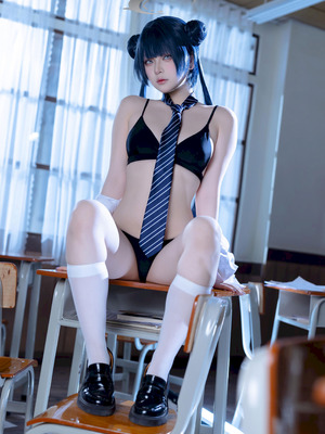 屿鱼 - 妃咲 JK (蔚蓝档案)_41