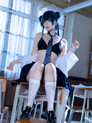 屿鱼 - 妃咲 JK (蔚蓝档案)_42