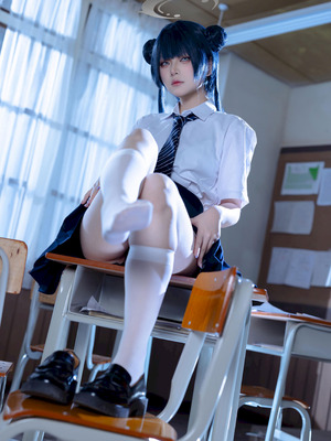 屿鱼 - 妃咲 JK (蔚蓝档案)_46