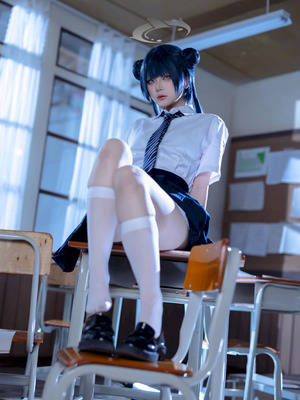 屿鱼 - 妃咲 JK (蔚蓝档案)_48