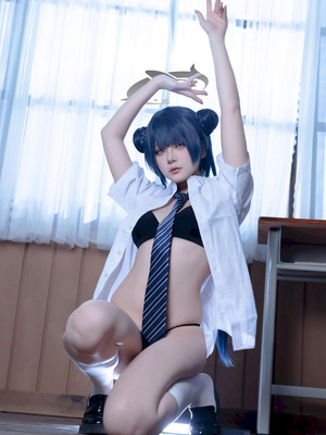 屿鱼 - 妃咲 JK (蔚蓝档案)_61